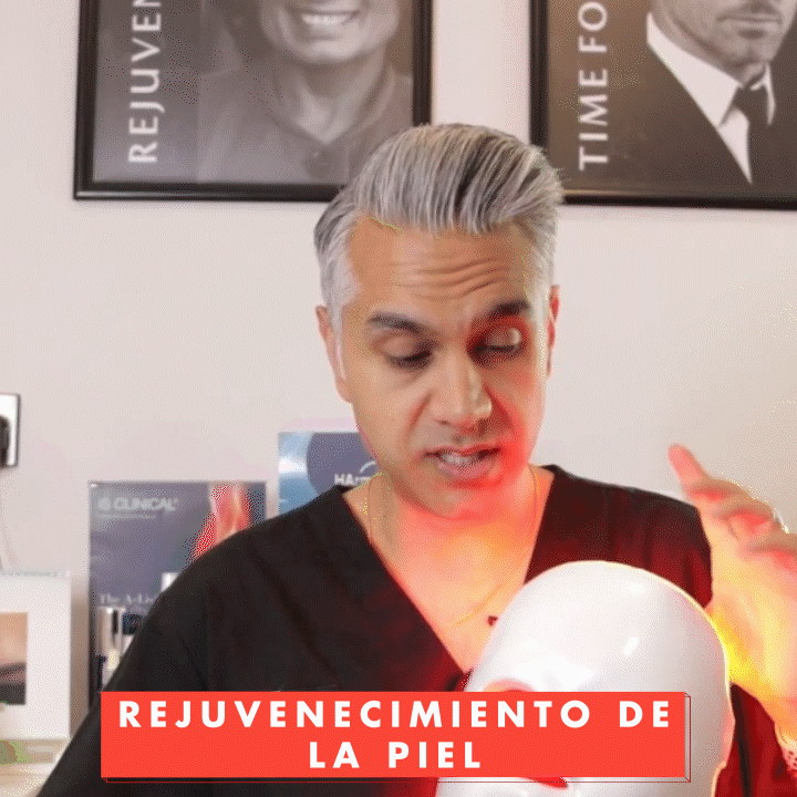 Máscara LED Facial 7 Colores — Terapia Antienvejecimiento y Anti-Acné