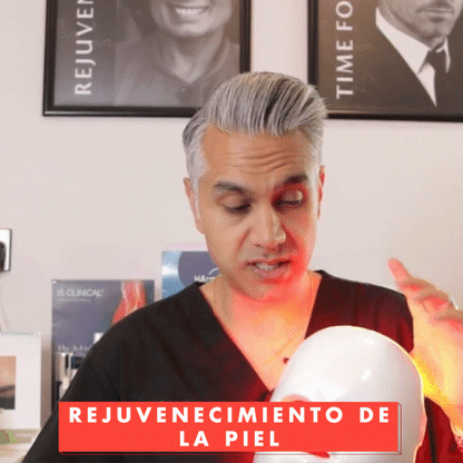 Máscara LED Facial 7 Colores — Terapia Antienvejecimiento y Anti-Acné