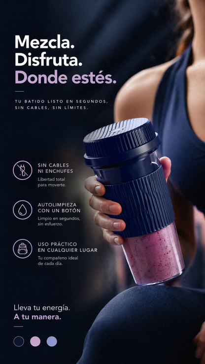 LicuaGo – Licuadora Portátil Recargable Color Morado