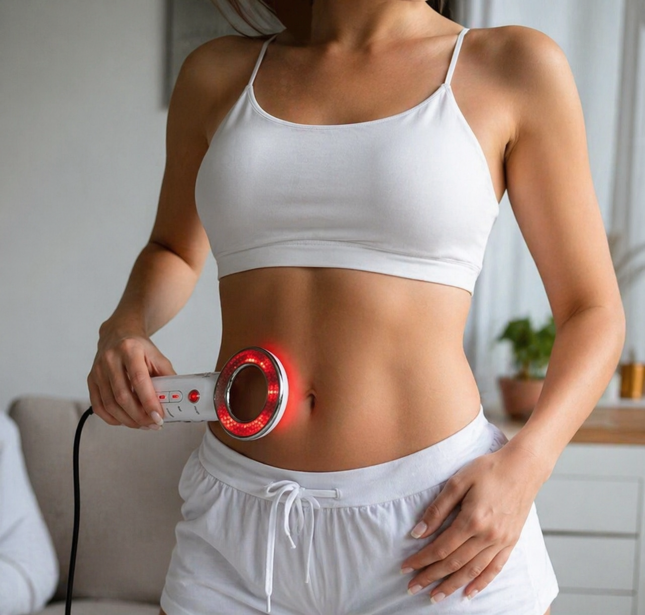 Masajeador Reductor 3 en 1 | Ultrasonido, Infrarrojo y EMS Anticelulitis