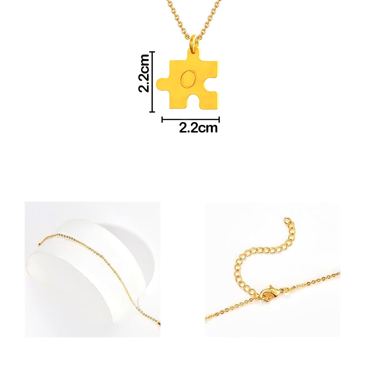 Collar con Letra Inicial de Conexión