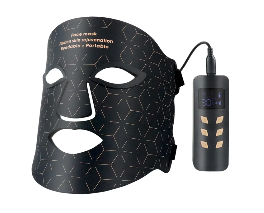 Máscara LED Facial 7 Colores — Terapia Antienvejecimiento y Anti-Acné