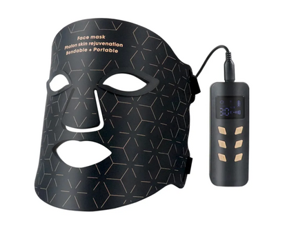 Máscara LED Facial 7 Colores — Terapia Antienvejecimiento y Anti-Acné